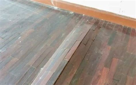 why do hardwood floors swell